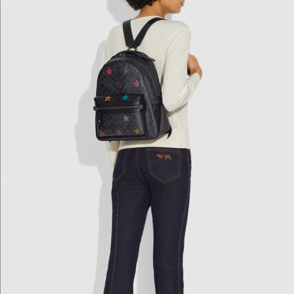 Coach Authentic Campus Backpack In Signature Canv… - image 6